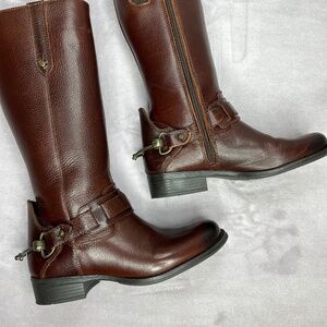 Lyard Leather Riding Boots